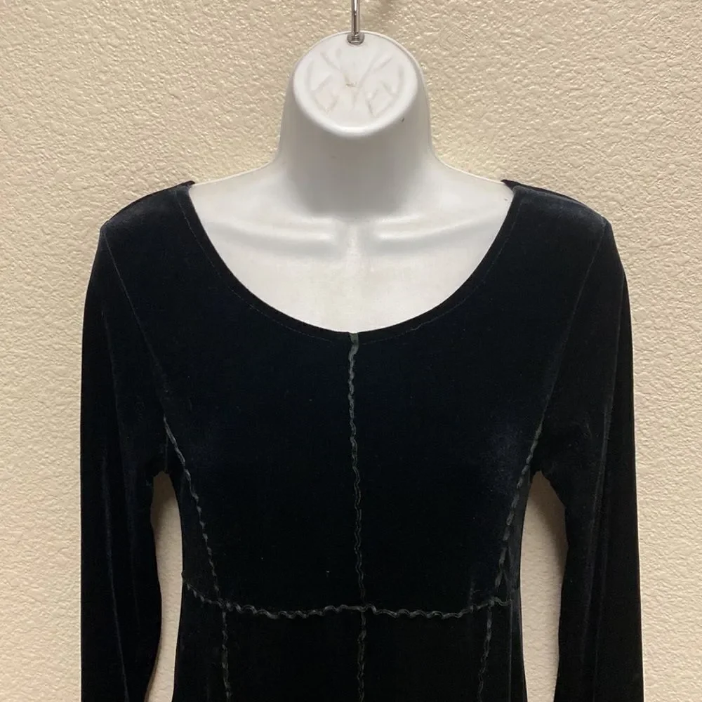 Cykxtees Velvet Maxi Dress Medium - Picture 4 of 6